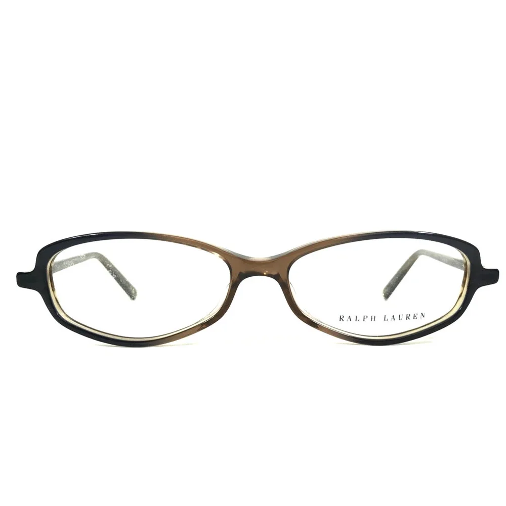 Vintage Ralph Lauren Petite Eyeglasses Frames RL1368 1H4 Brown Blue 50-14-140